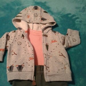 3 piece camping hoody tee and pant infant